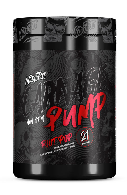 NutriFitt: Carnage Pump Non Stim Pre Workout