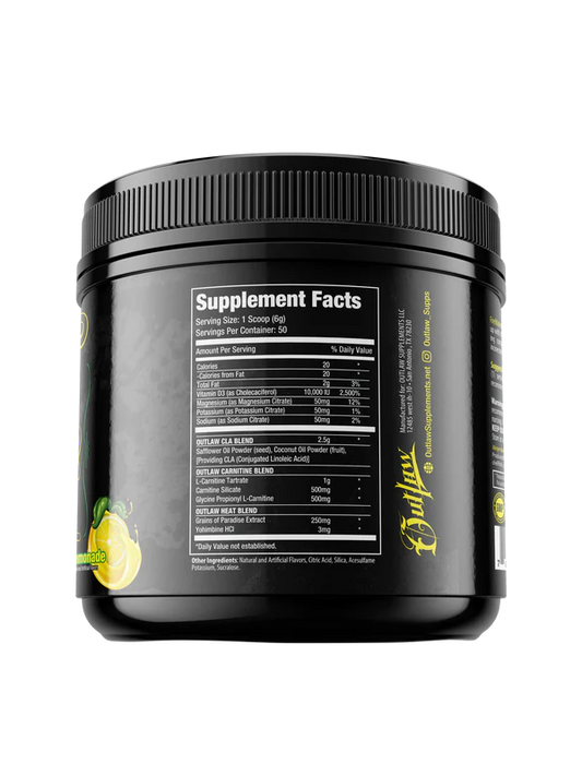 Outlaw Supplements: Firewater CLA/L Carnitine Blend