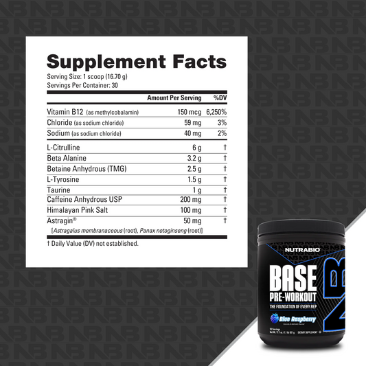 Nutrabio: BASE Pre-Workout